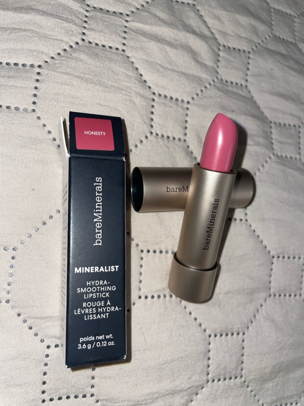 bareMinerals Mineralist Hydra-Smoothing Lipstick — Honest Rose - Picture 3 of 3
